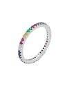 Sabrina Designs 14k 0.59 Ct. Tw. Diamond & Gemstone Eternity Ring