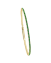 Sabrina Designs 14k 1.48 Ct. Tw. Emerald Stackable Bangle Bracelet