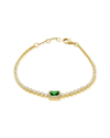 Sabrina Designs 14k 1.41 Ct. Tw. Diamond & Emerald Stackable Bracelet
