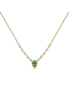 SABRINA DESIGNS SABRINA DESIGNS 14K 1.03 CT. TW. DIAMOND & EMERALD NECKLACE