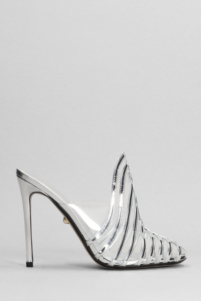 Alevì Alessandra 110 Sandals In Silver Leather
