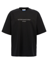 Off-white Est 2013 Skate Cotton T-shirt In Black
