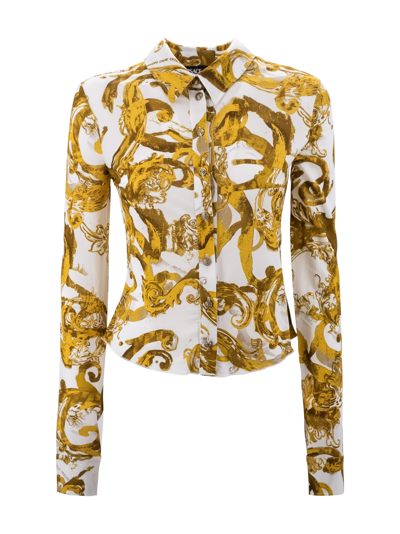 Versace Jeans Couture Watercolour Couture Shirt In Baroque