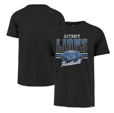 47 ' Black Detroit Lions Last Call Franklin T-shirt