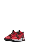 Nike Kids' Air Zoom Crossover 2 Basketball Shoe In University Red/white/black