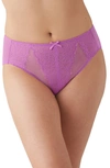 Wacoal Retro Chic High Cut Briefs In First Bloom