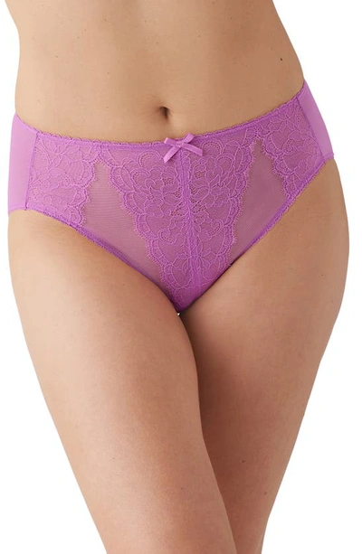 Wacoal Retro Chic High Cut Briefs In First Bloom