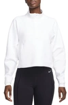 Nike Women's Dri-fit Prima 1/2-zip Training Top In White