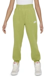 Nike Sportswear Club Fleece Big Kids' (girls') Loose Pants In Green