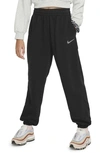 Nike Sportswear Big Kids' (girls') Dri-fit Loose Fleece Jogger Pants In Black