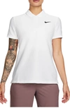 Nike Women's Victory Dri-fit Short-sleeve Golf Polo In White