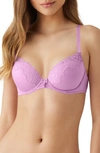 B.tempt'd By Wacoal Always Composed Underwire T-shirt Bra In Smoky Grape