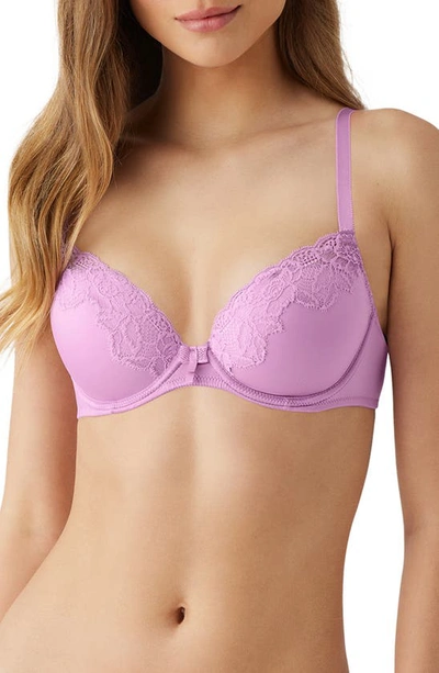 B.tempt'd By Wacoal Always Composed Underwire T-shirt Bra In Smoky Grape