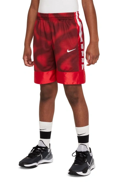 Nike Dri-fit Elite 23 Big Kids' (boys') Basketball Shorts In Red