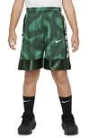 Nike Dri-fit Elite 23 Big Kids' (boys') Basketball Shorts In Fir/white