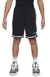 Nike Dri-fit Dna Big Kids' (boys') Basketball Shorts In Black/ White