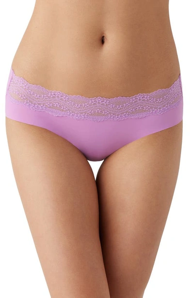 B.tempt'd By Wacoal B.bare Hipster Trouseries In Smoky Grape
