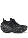 Balenciaga Bouncer Panelled Chunky Sneakers In Black