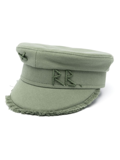 Ruslan Baginskiy Green Baker Boy Embroidered Cap