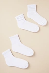 Hansel From Basel Athletic Socks, Set Of 2 In White