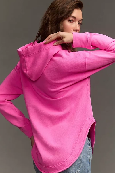 Pilcro Wharfside Hooded Sweatshirt In Pink