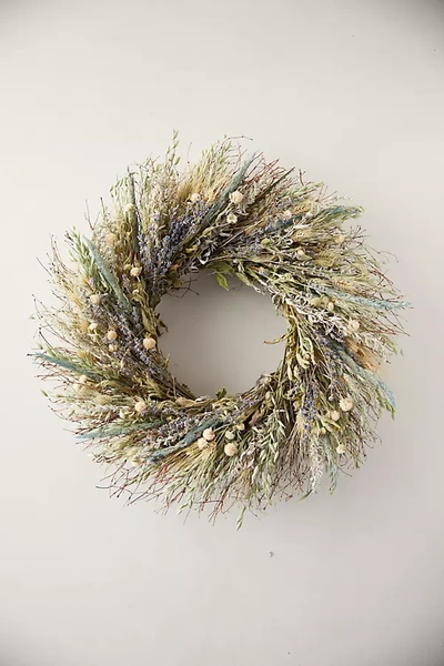 Terrain Preserved Sunkissed Blue Wreath In Multi