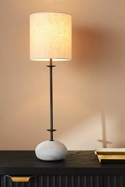 Anthropologie Rigby Table Lamp In White