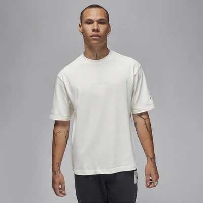 Jordan Men's Air  Wordmark T-shirt In Sail