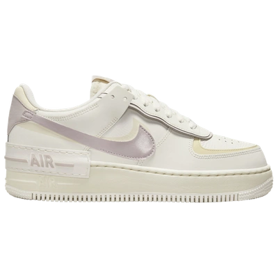 Nike Women's Air Force 1 Shadow Shoes In Purple/white