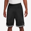 Nike Mens  Dri-fit Dna 8 Inch Shorts In White/black