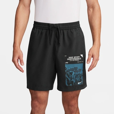 Nike Mens  Dri-fit Form 7ul Shorts In Black/white