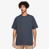 Nike Sportswear Premium Essentials Logo-embroidered Cotton-jersey T-shirt In Thunder/thunder