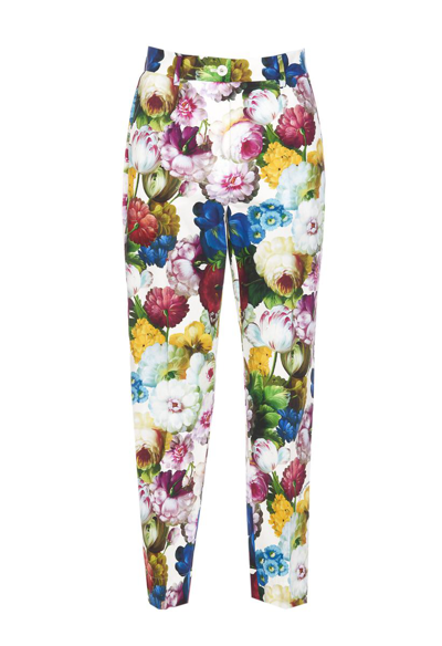 Dolce & Gabbana Pantalone In Multicolor