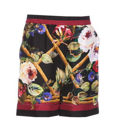 Dolce & Gabbana Printed Shorts In Multicolour