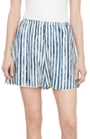VINCE VINCE PAINTERLY STRIPE PULL-ON SHORTS