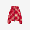 BURBERRY BURBERRY CROPPED CHECK LIGHTWEIGHT JACKET