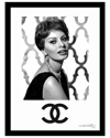 Fairchild Paris Sophia Loren Framed Print Wall Art In Black