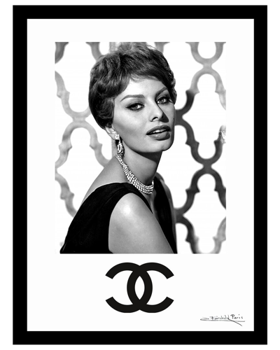 FAIRCHILD PARIS SOPHIA LOREN FRAMED PRINT WALL ART