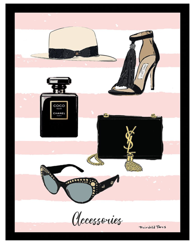 FAIRCHILD PARIS FASHION ACCESSORIES FRAMED PRINT WALL ART