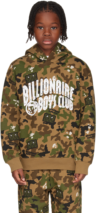 Billionaire Boys Club Kids Brown Camo Hoodie