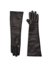 VINCE WOMEN'S LONG STACKED LEATHER GLOVES