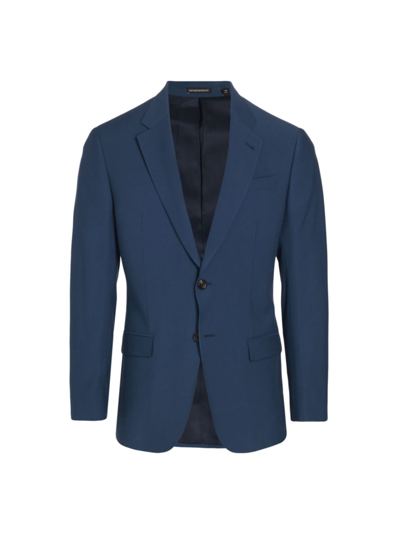 Emporio Armani Men's G-line Two-button Suit Jacket In Blue