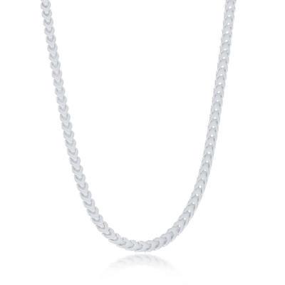 Simona Franco Chain 3mm Sterling Silver Or Gold Plated Over Sterling Silver 22" Necklace