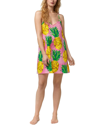 Bedhead Pajamas Pineapple Print Organic Cotton Chemise In Multi