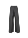 FENDI FLEECE WOOL TROUSERS