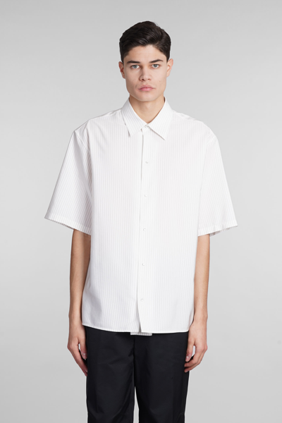 Lanvin Shirt In White Silk