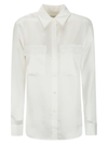 Equipment White Silk Slim Signature Shirt  In Naturewhite