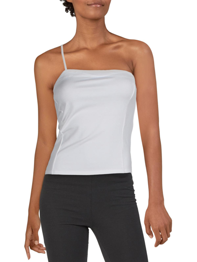 Callipygian Womens Fitness Yoga Shirts & Tops In White