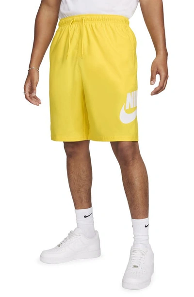 Nike Club Woven Shorts In Yellow