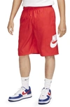 Nike Club Woven Shorts In Red